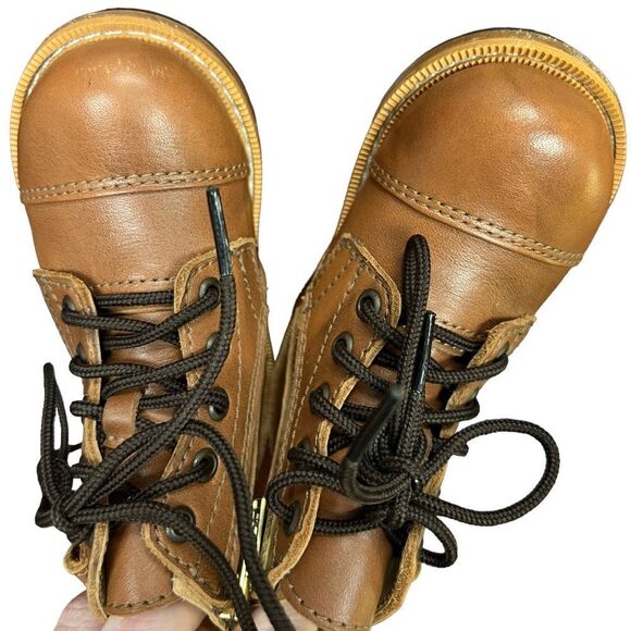 Mikoleon Heirloom Classic Boots Brown [Children Leather Boots] size 20 - Picture 9 of 11